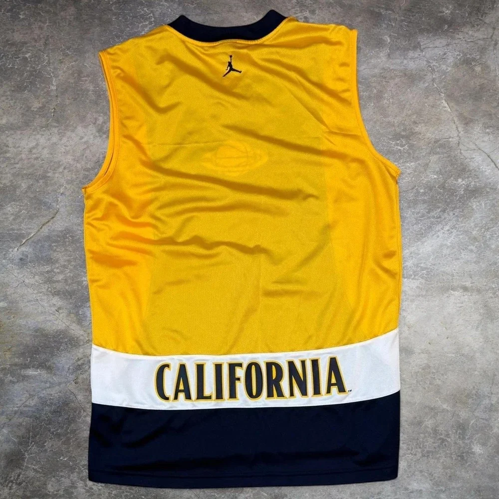 Vintage Jordan California Berkeley Sleeveless Basketball Jersey Mens Size Medium
